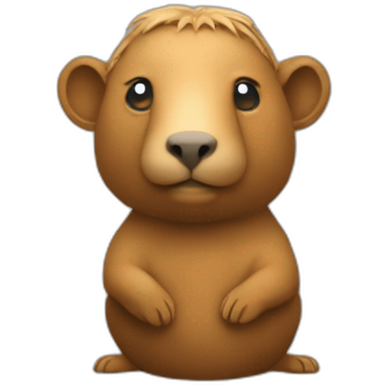 capybara thinker statue emoji