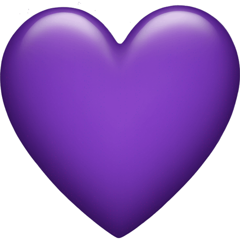 Purple heart emoji