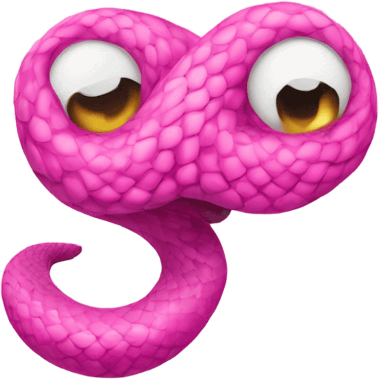 pookie pink snake emoji