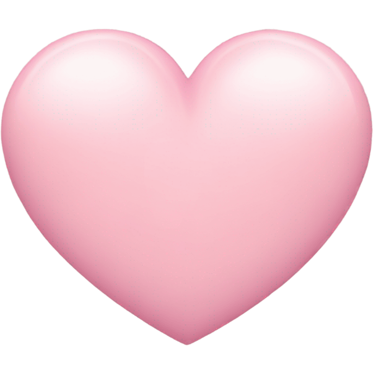 Baby pink heart emoji