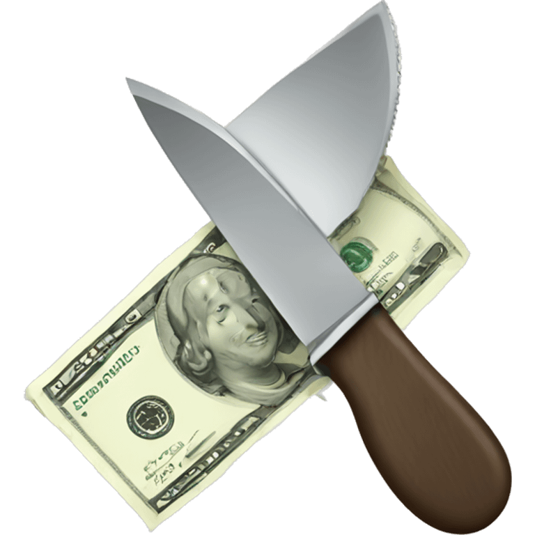 money with knife emoji