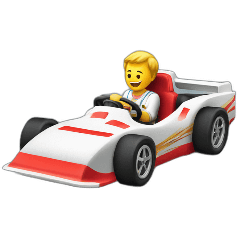 slot car racing emoji