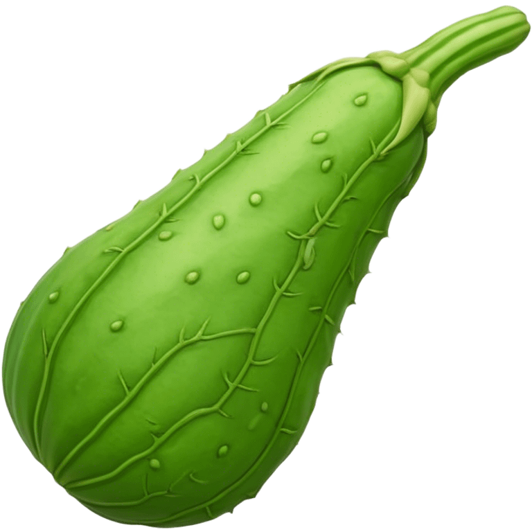 A long bitter gourd emoji