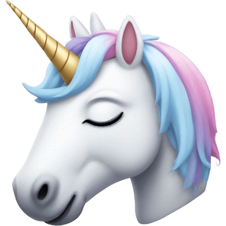 sleeping unicorn emoji