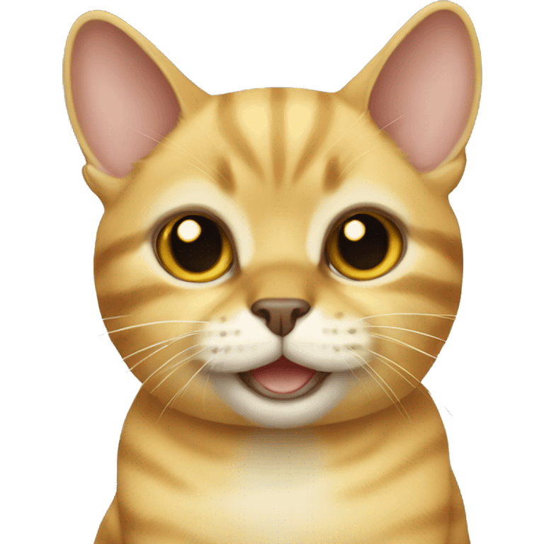 golden chinchilla cat emoji