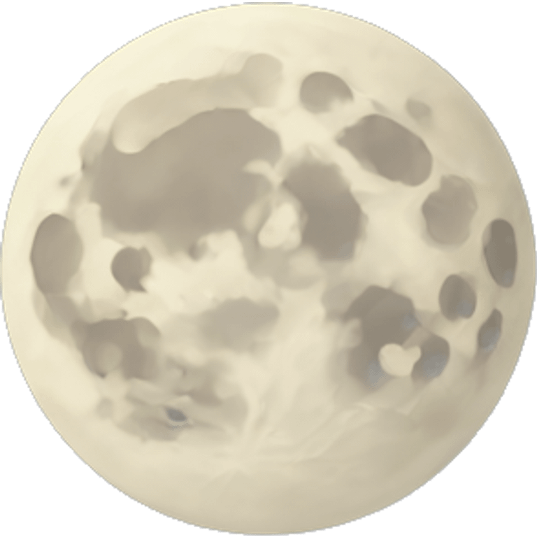 Detailed Moon emoji  emoji