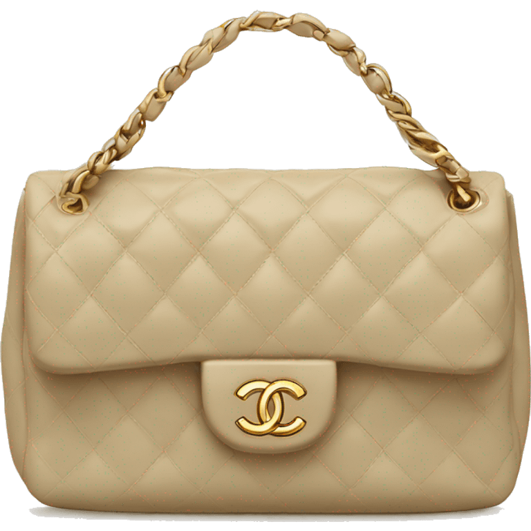 Chanel bag beige  emoji