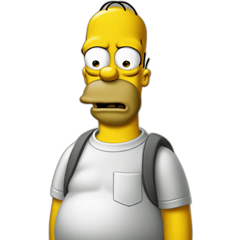 Homer-Simpson-Fatiguée emoji