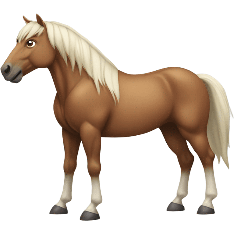 Strong horse emoji