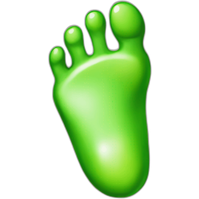 green toe emoji