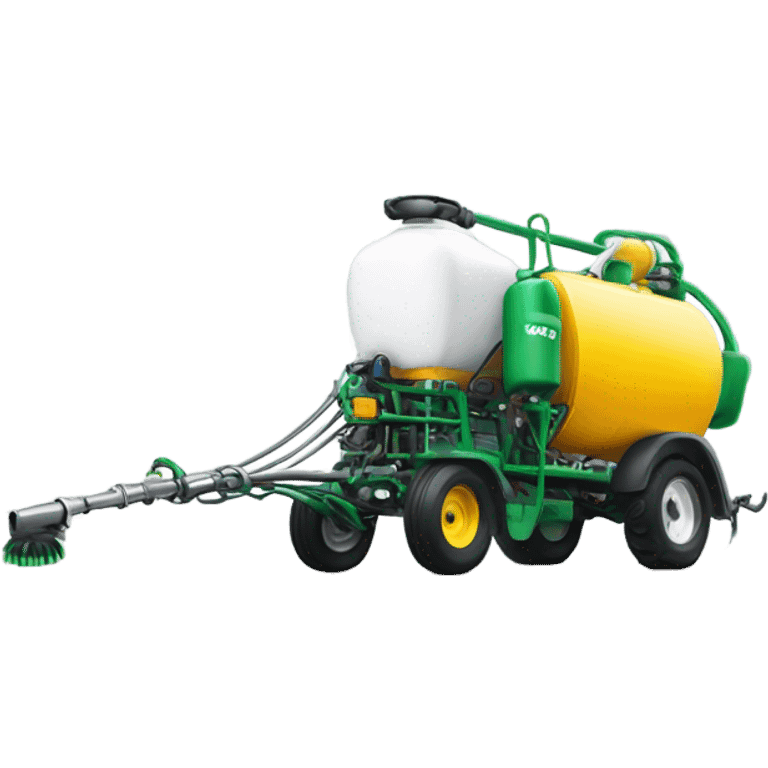 A sprayer with a very long nozzle emoji