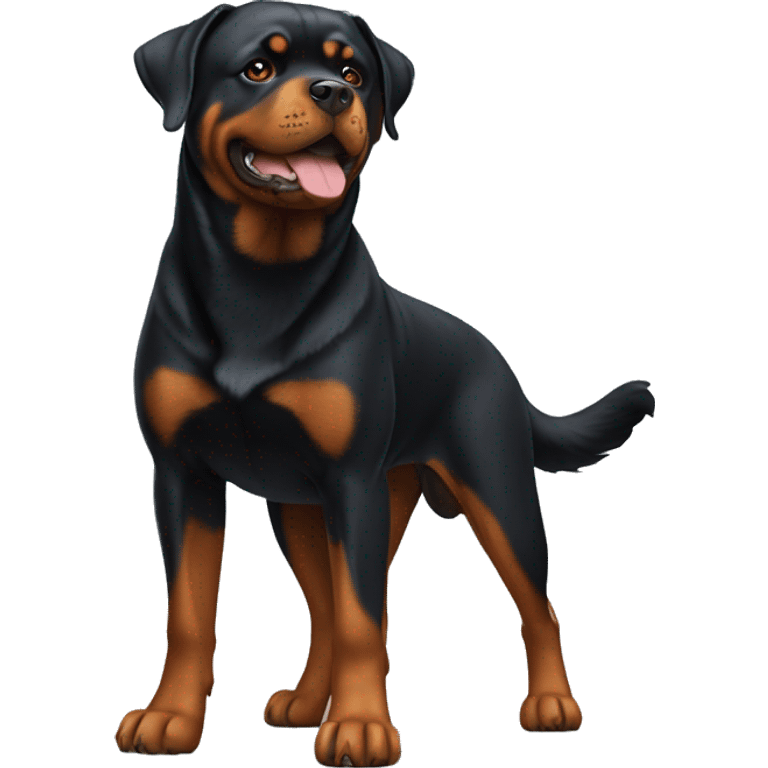 Rottweiler Dog Full Body emoji