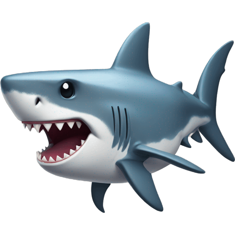 Cool shark emoji