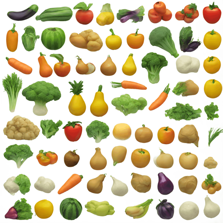 Cooking Fruits and veggies  emoji