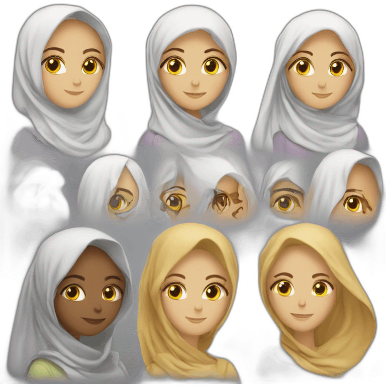 2 femmes musulmanes emoji