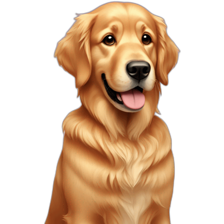 Golden Retriever Birthday  emoji