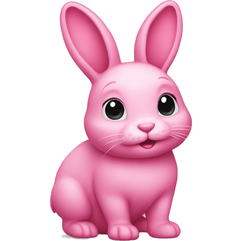 Pink bunny  emoji