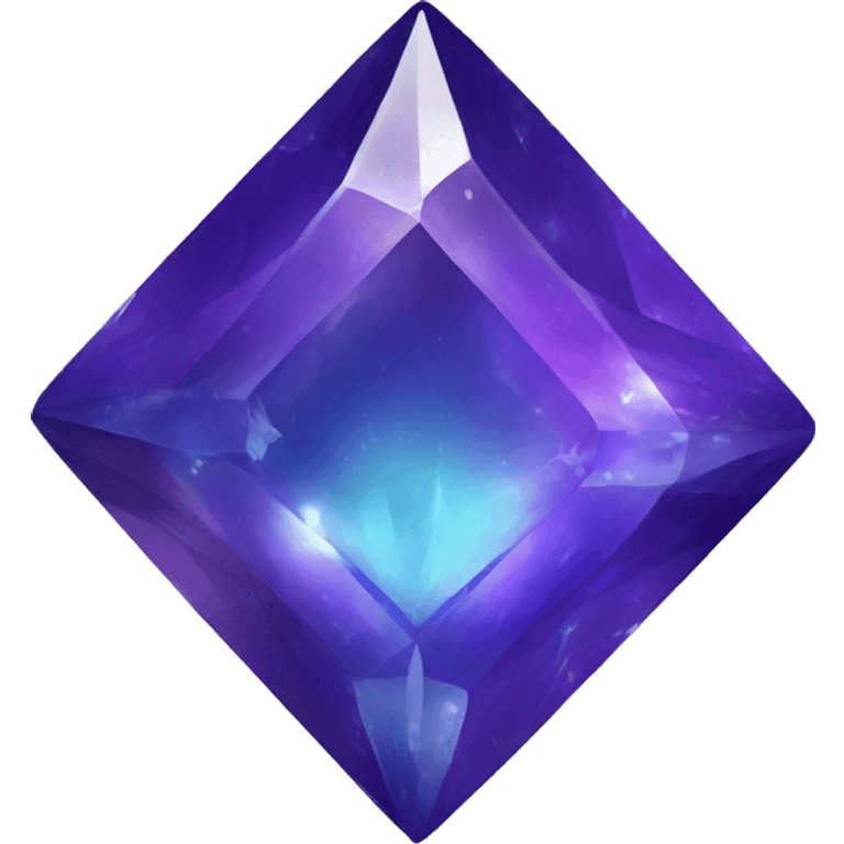 Purple jewel with blue inclusions  emoji