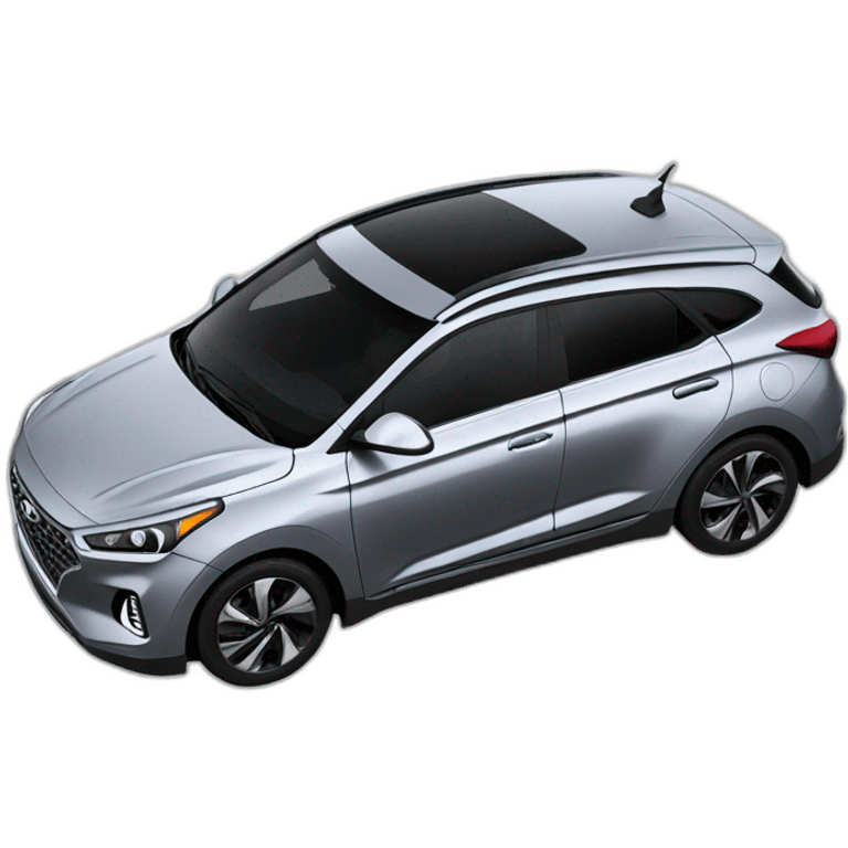 Silver Hyundai Ionic 5 emoji