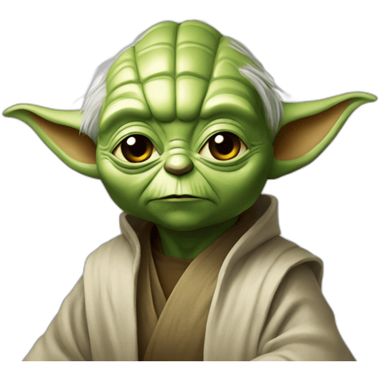 Yoda fait un doit emoji