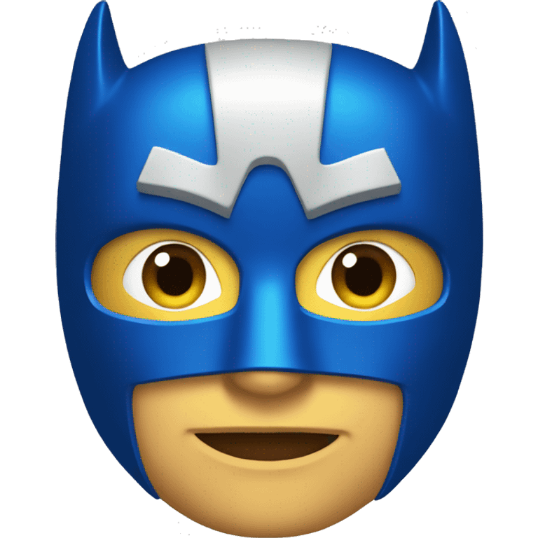 Super hero mask emoji