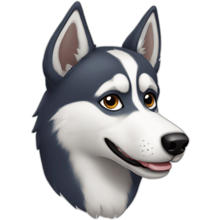 Husky emoji