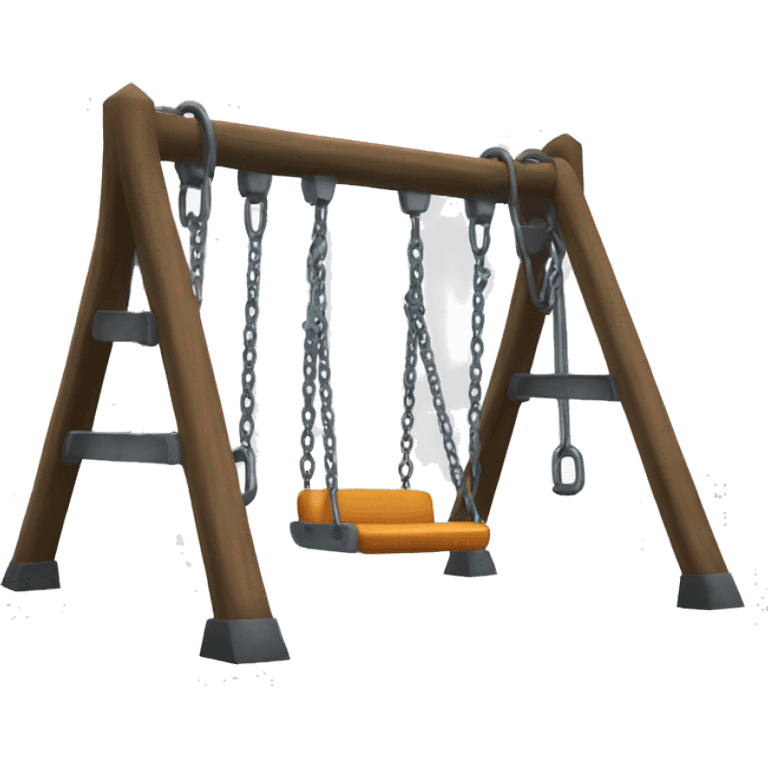 Metal swing set emoji