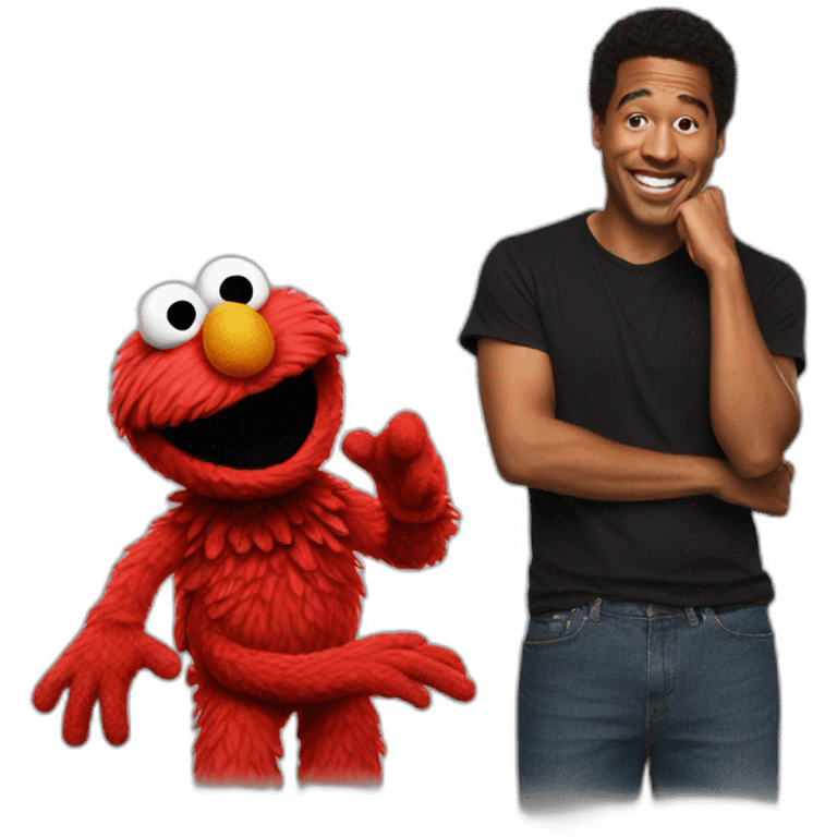 elmo cool gesture emoji