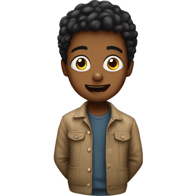 boy, on stage of theatre emoji