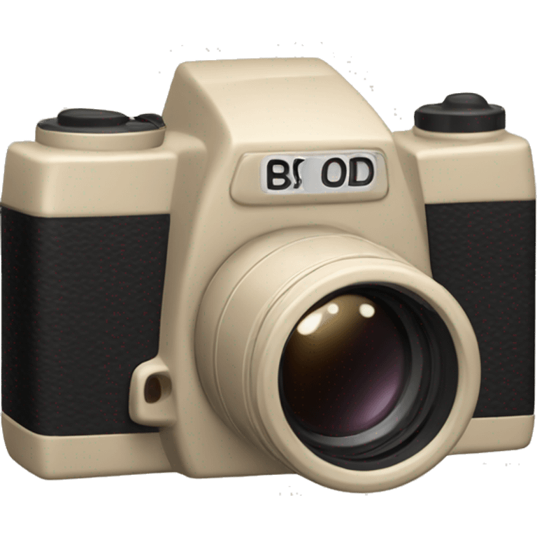 beige Palaroid camera emoji