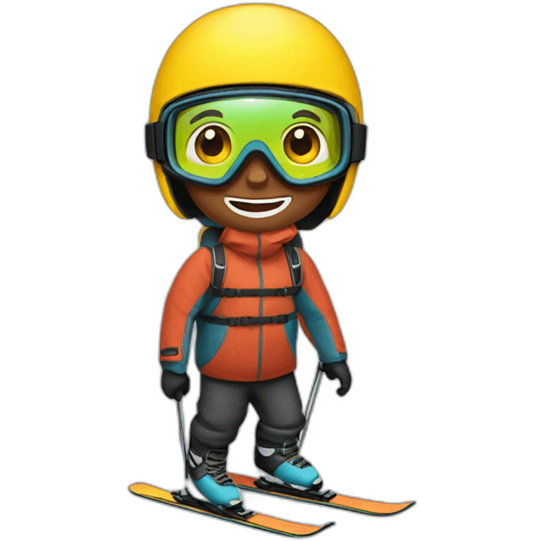 Skier emoji