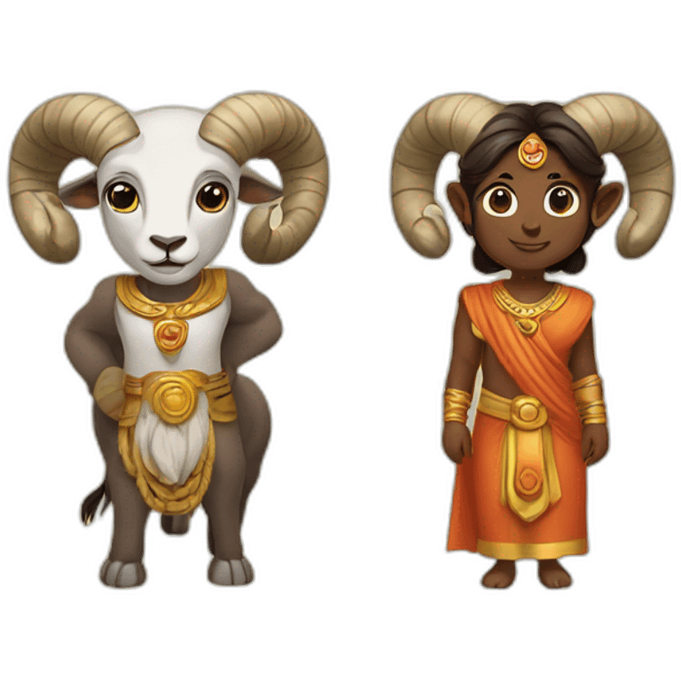 Ram and sita  emoji