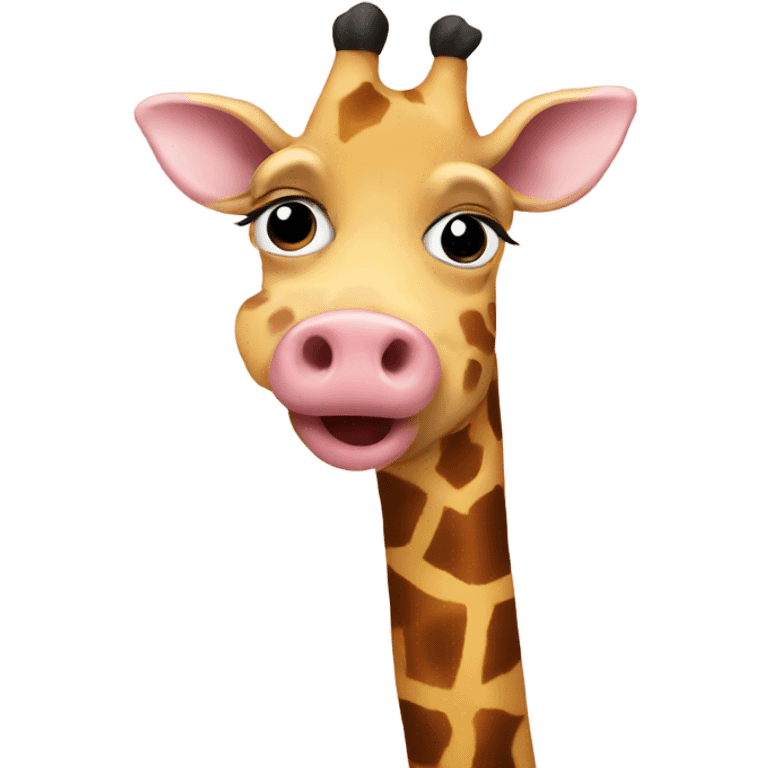 giraffe pig emoji