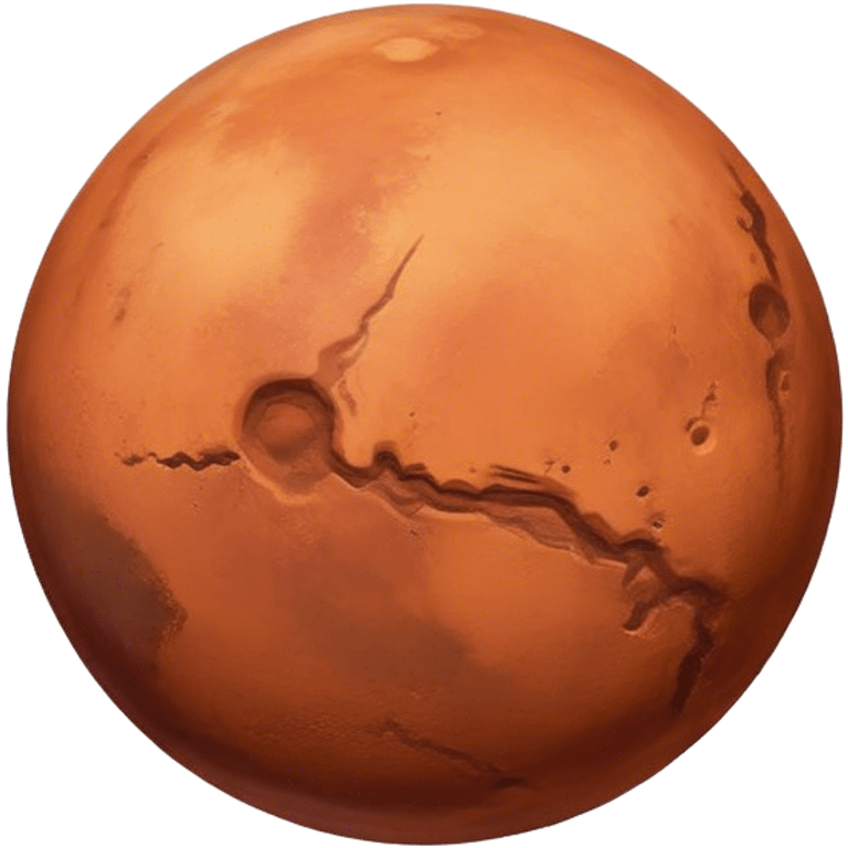 Planet Mars emoji