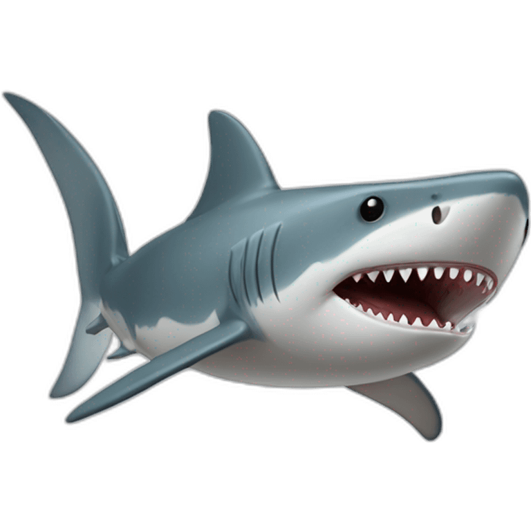 Souris sur requin emoji