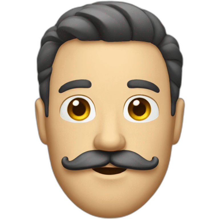 man with big mustache emoji