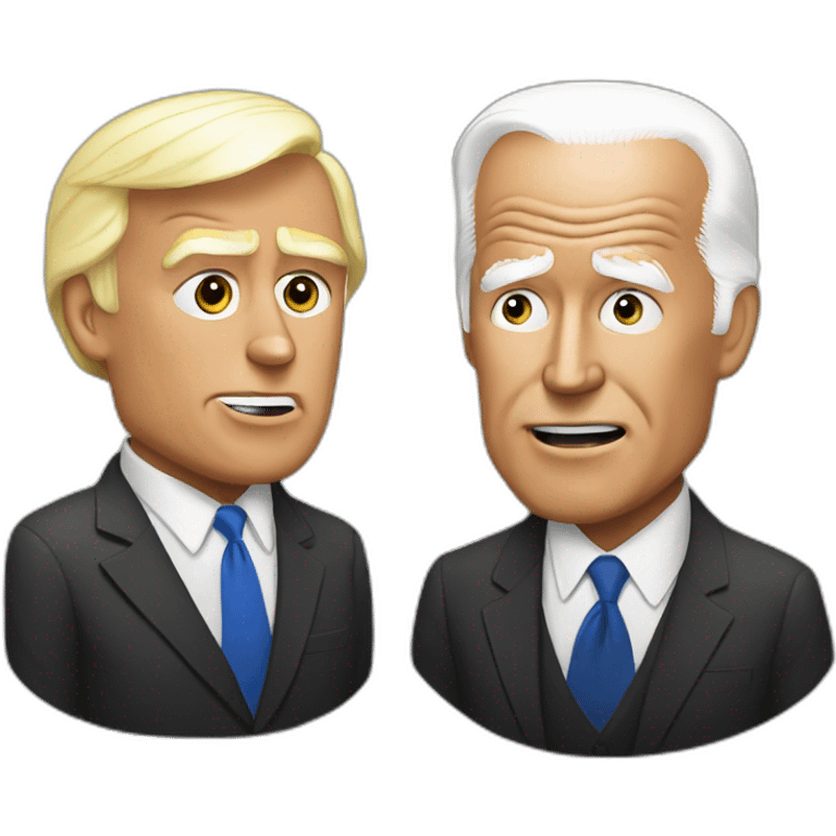 trump vs biden emoji