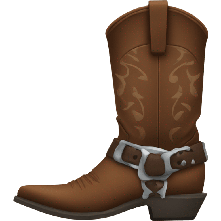 Cowboy boots emoji