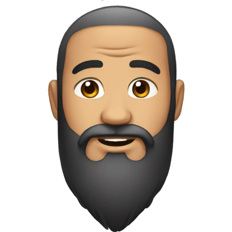 Monje con barba  emoji