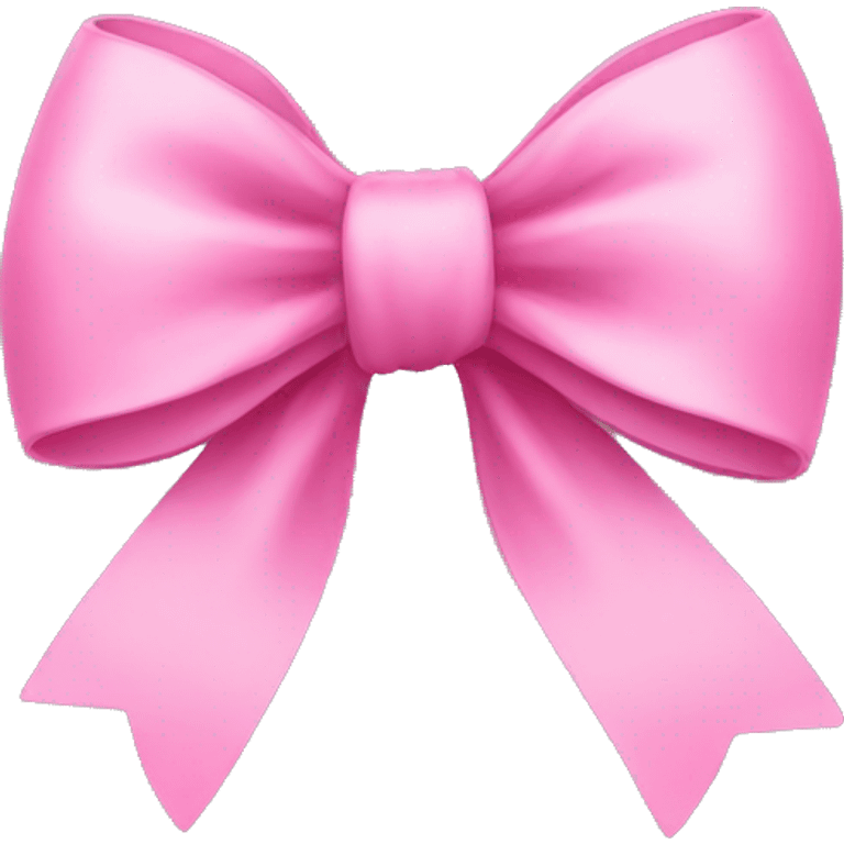 Pink bow emoji