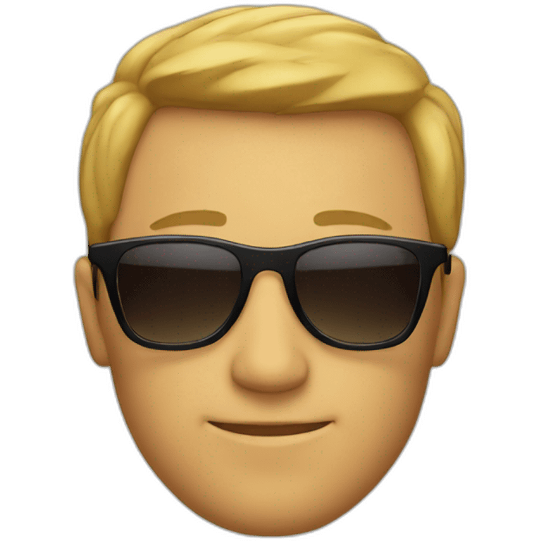 Man in sunglass emoji