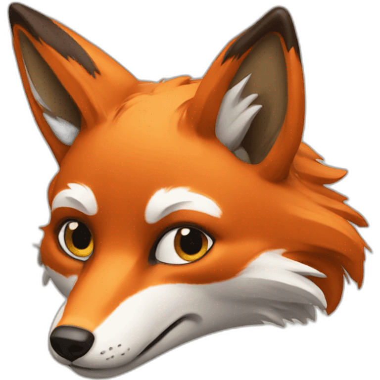 Fox tricky emoji