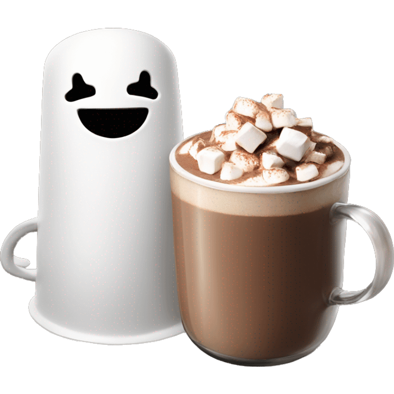 Hot Chocolate, and Marshmello emoji