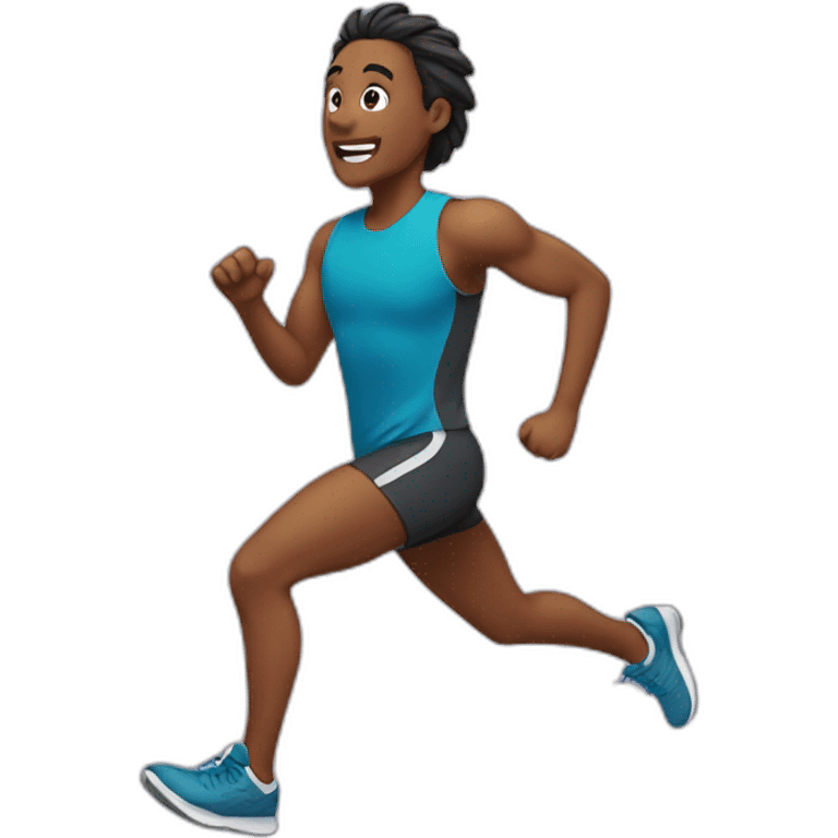 running emoji