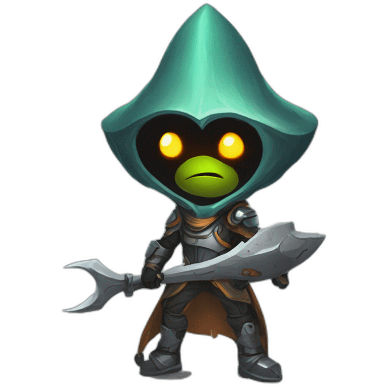 let him cook alien emoji scifi roguelike rpg style inspired by slay the spire digital art emoji