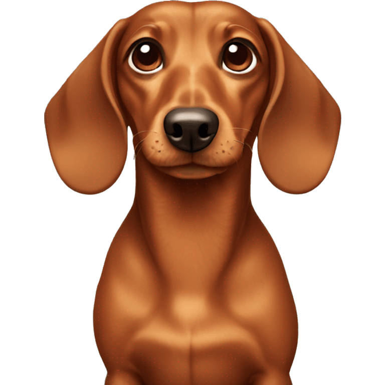 Brown Dachshund emoji