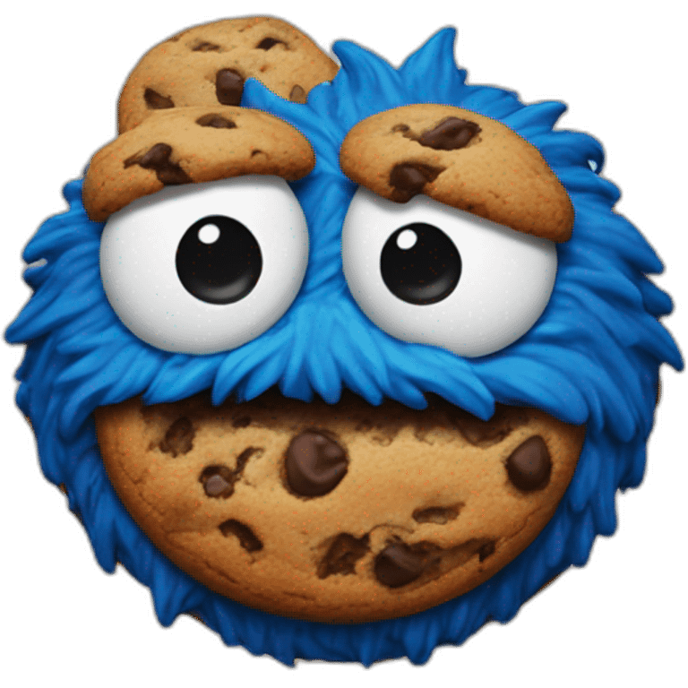 Cookie monster emoji