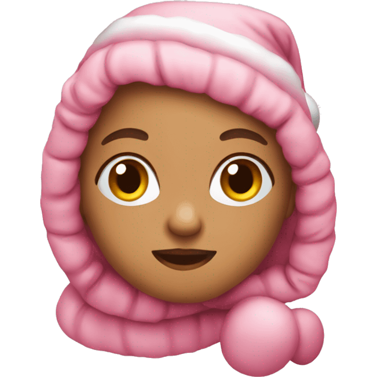 Cute pink Christmas  emoji