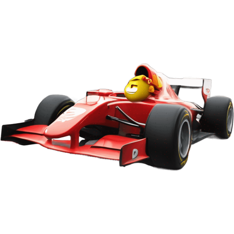 F1 driver racing in Monaco emoji