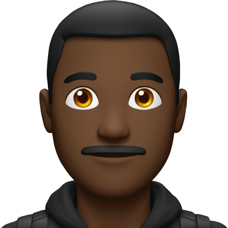 Man black emoji